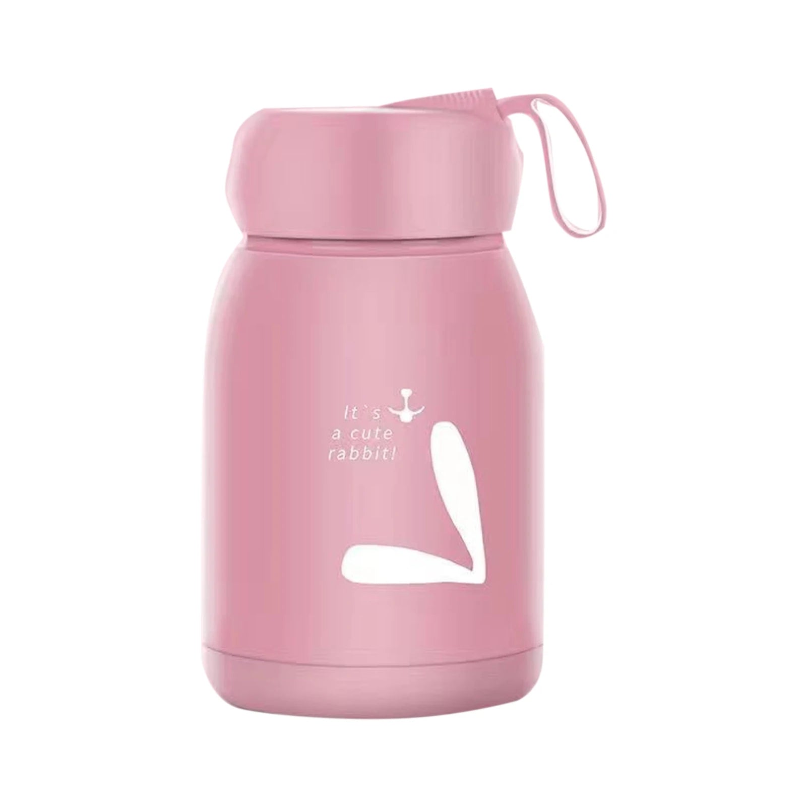 330ml Double Layer Insulated Mug Good Sealing Small Portable Cute Rabbits Insulated Mug for Travelling Outdoor Sports