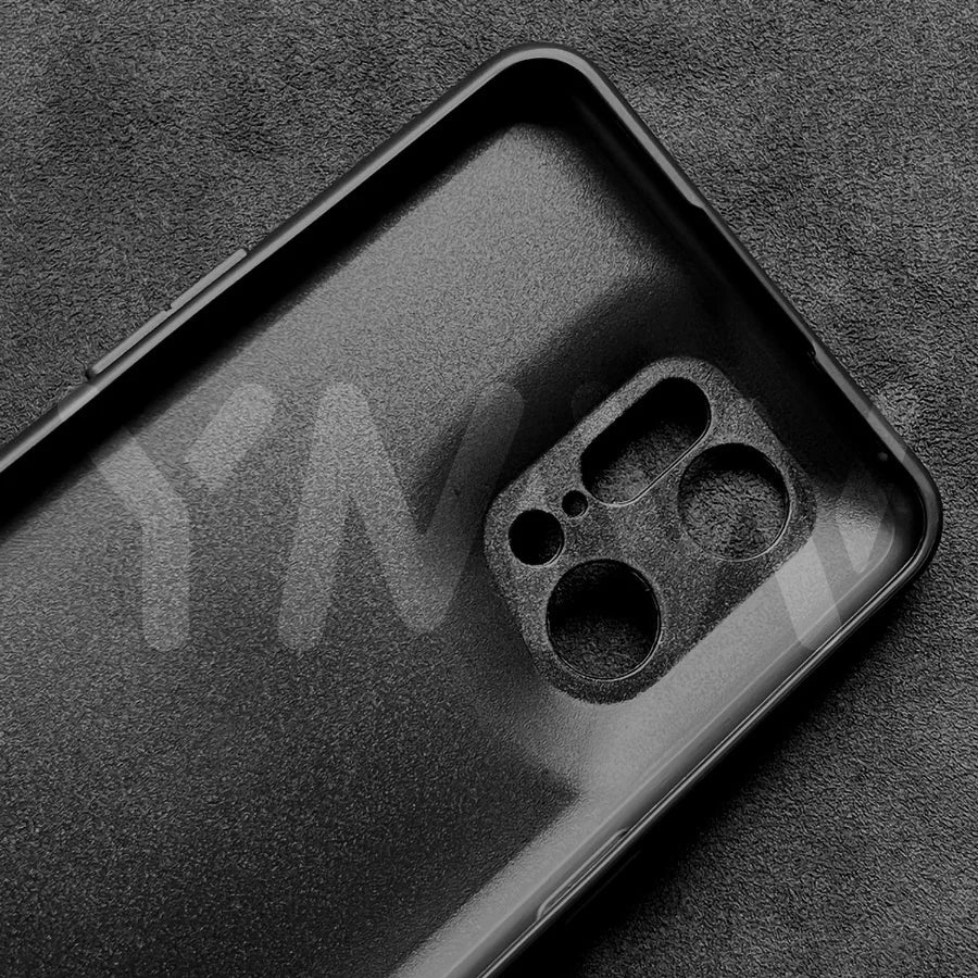 ALCANTARA Case for OPPO Find X6 Pro X5 5G Luxury Supercar Interior Same Artificial Leather Business Phone Cases Cover