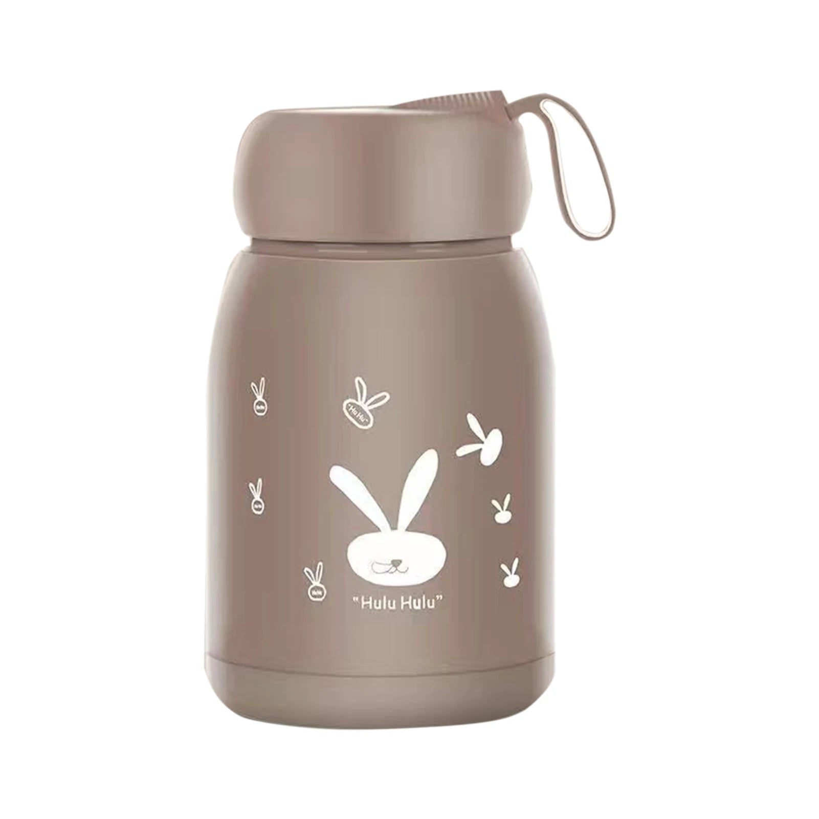 330ml Double Layer Insulated Mug Good Sealing Small Portable Cute Rabbits Insulated Mug for Travelling Outdoor Sports