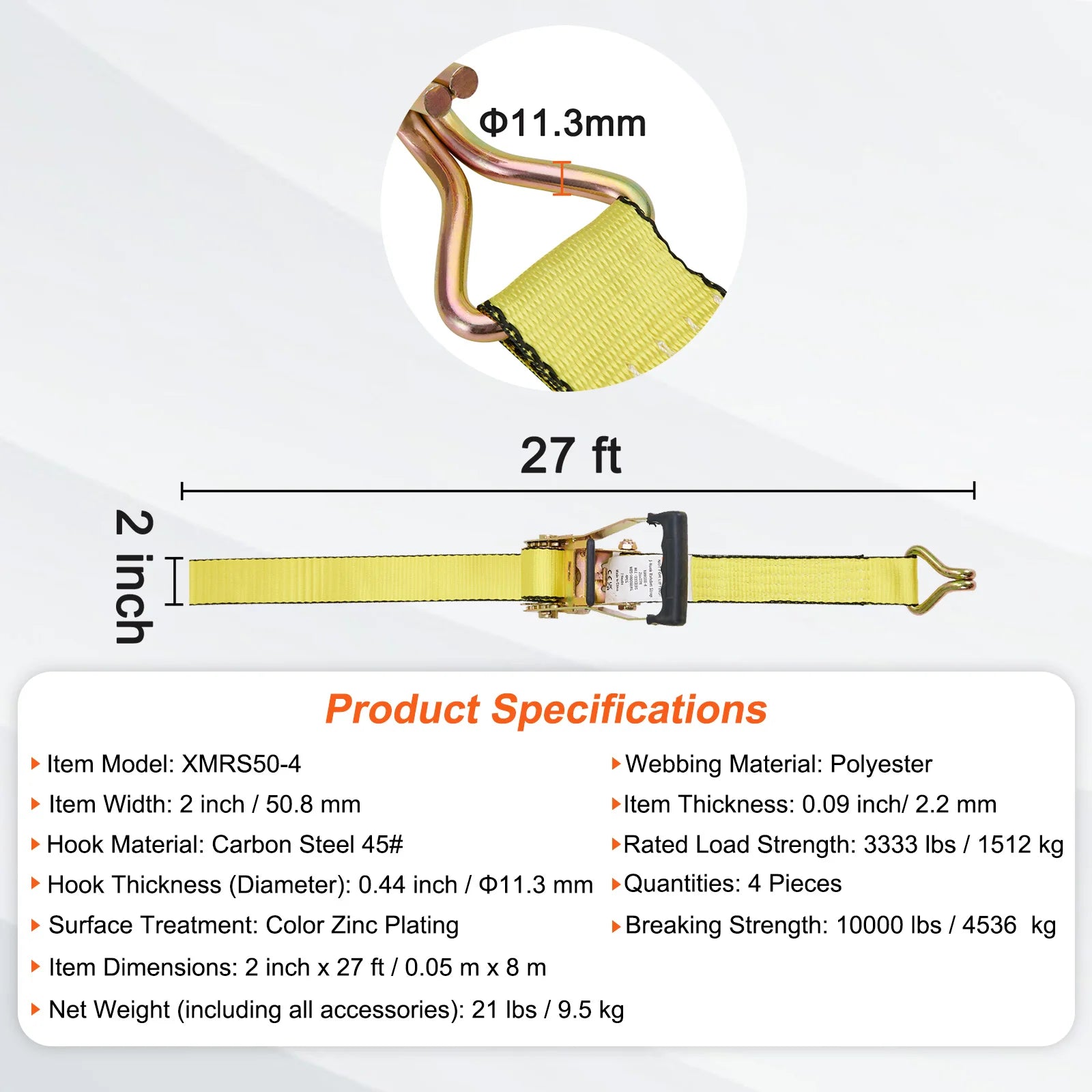 SucceBuy Ratchet Strap Tie Down (4pcs)

🚗 Heavy-duty ratchet straps with strong metal buckles.
Perfect for securing luggage, motorcycles, and cargo safely.

💶 Price: €19.99 – €24.99