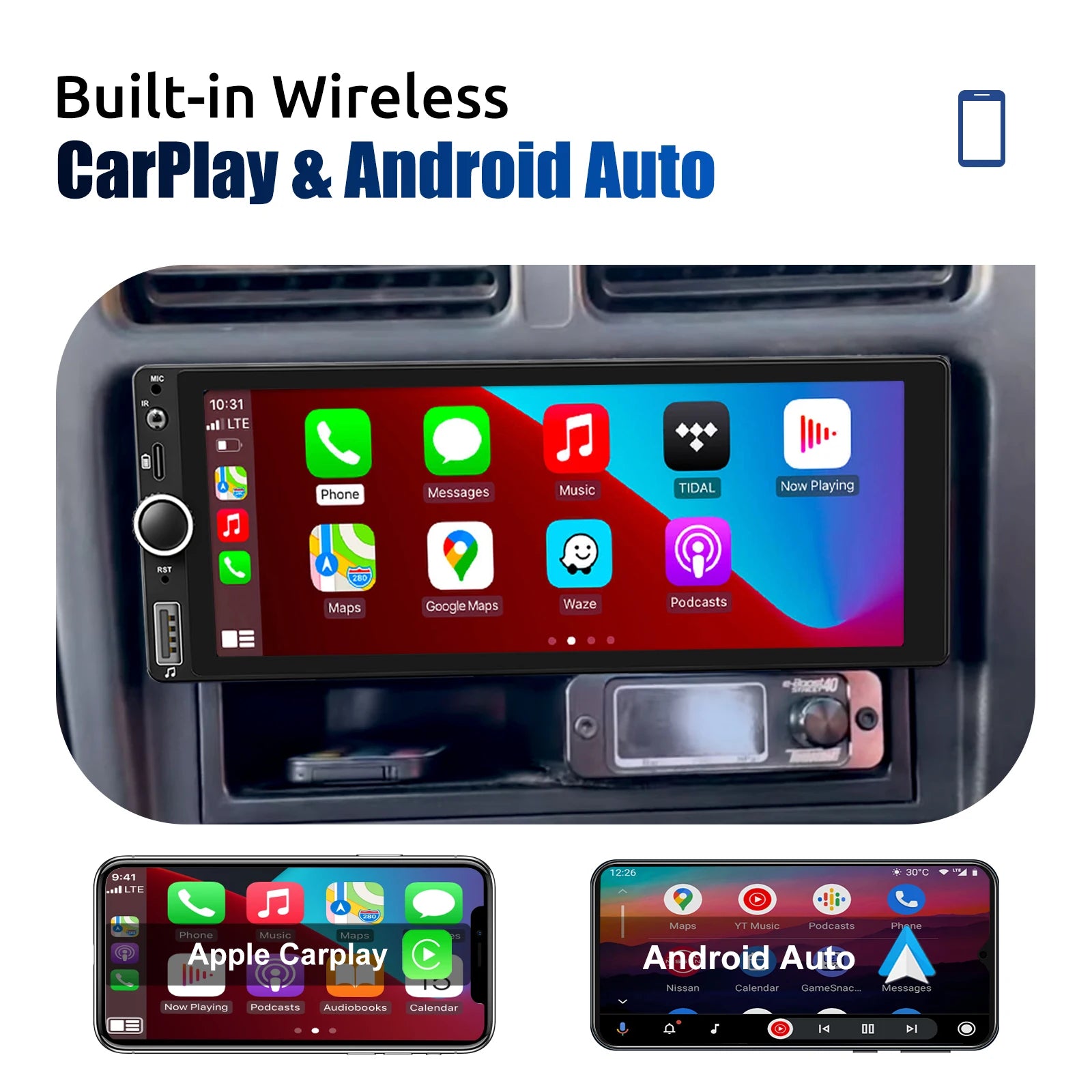 ESSGOO Android Car Stereo (6.86")

🚗 Smart car stereo with Android 14, Bluetooth, CarPlay & GPS. Big screen for smooth navigation.
💶 €129.99 – €159.99