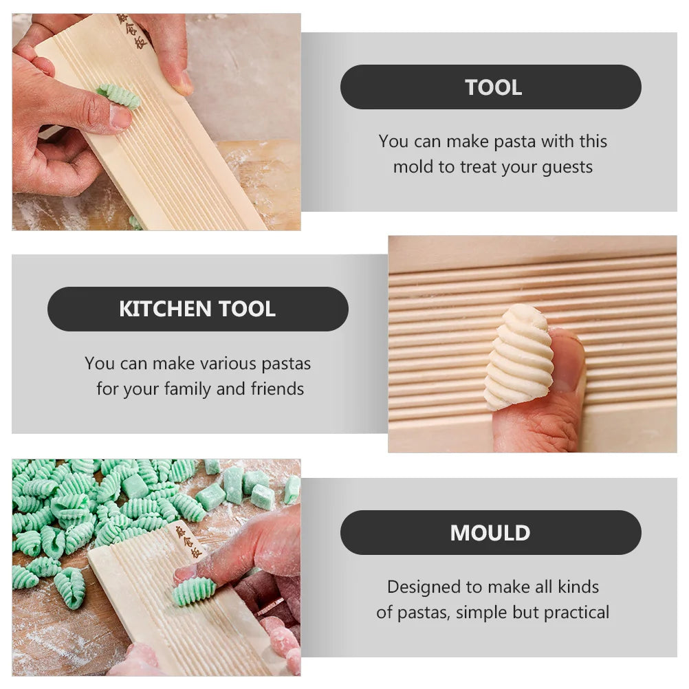 1 pc Household Board Pasta Maker Tool Lightweight Mold For Gnocchi Making Kitchen Diy Home Use Sturdy Design