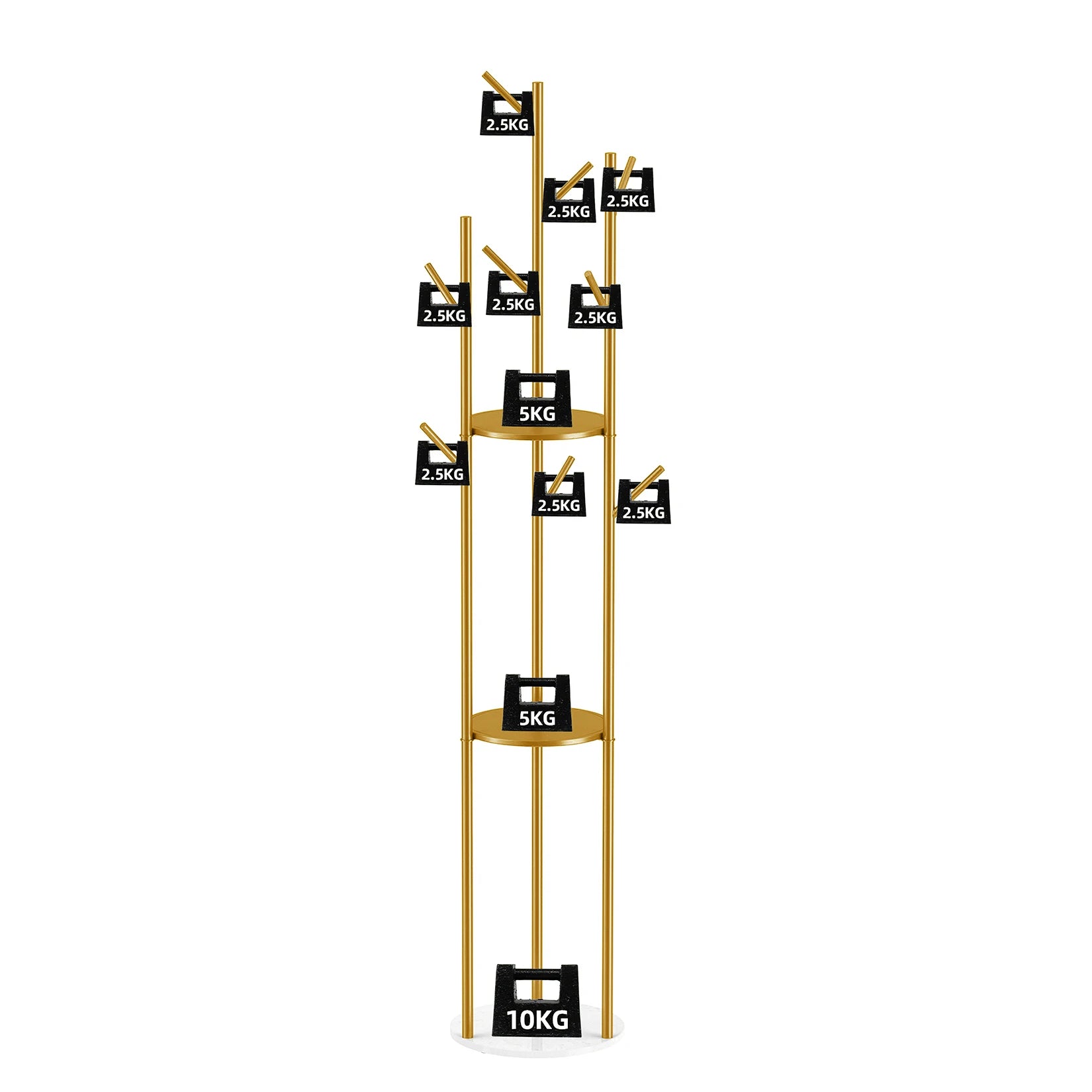 Heavy Duty Marble Coat Rack (Gold)

Elegant tall clothes rack with a marble base.
Strong, durable, and perfect for bedroom or office organization.

💶 Price: €39.99 – €49.99
