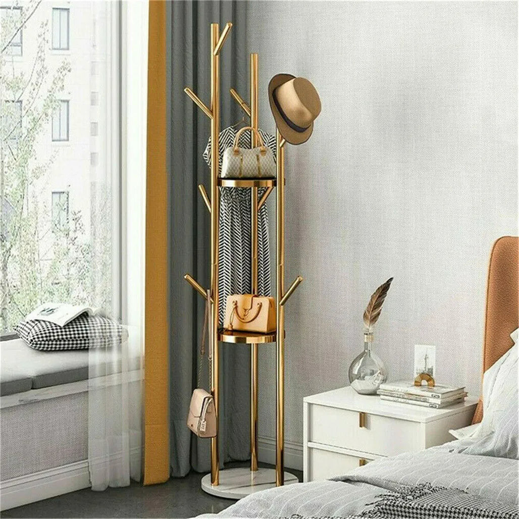 Heavy Duty Marble Coat Rack (Gold)

Elegant tall clothes rack with a marble base.
Strong, durable, and perfect for bedroom or office organization.

💶 Price: €39.99 – €49.99