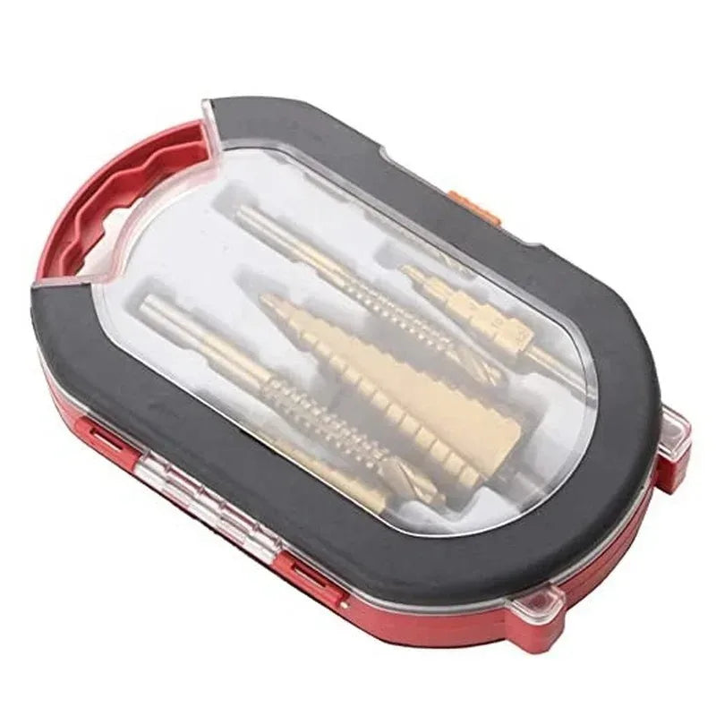 6PCS Titanium Coated Drill Bit Set

⚙️ High-quality step drill bits in 3 sizes.
Perfect for woodworking, metalworking, and DIY projects.

💶 Price: €14.99 – €18.99