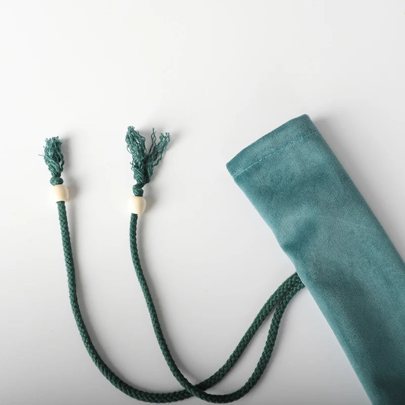 110x6.5cm Thick Velvet Flute Storage Bag Long Bamboo Flute Integrated Storage Protective Cover Flute Dustproof Bags