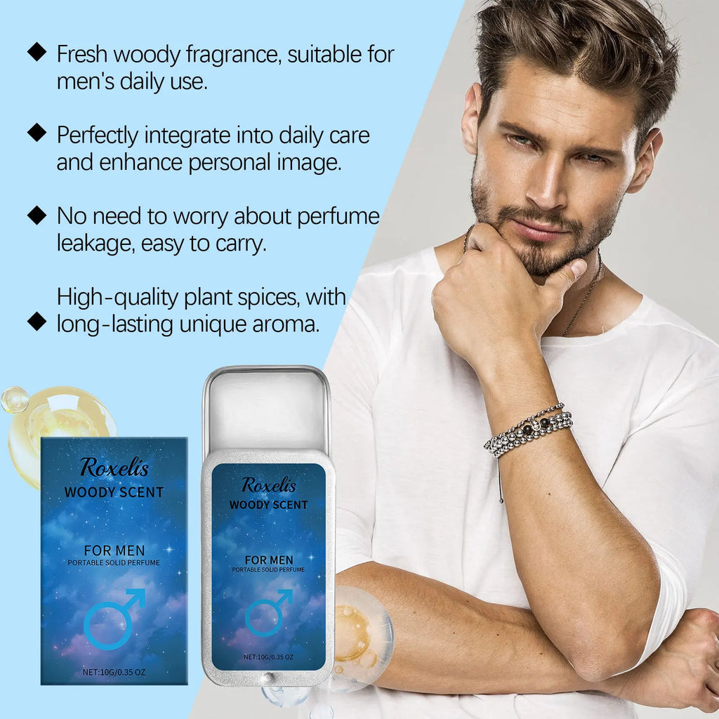 Pheromone Cologne Solid Perfume – Woody Scent

🌲 Rich woody pheromone scent for men & women.
Portable, stylish, and perfect for everyday or travel.

💶 Price: €12.99 – €15.99