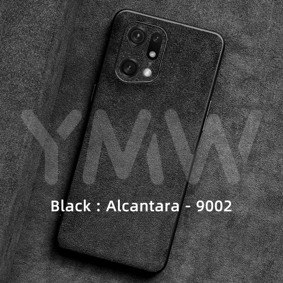 ALCANTARA Case for OPPO Find X6 Pro X5 5G Luxury Supercar Interior Same Artificial Leather Business Phone Cases Cover
