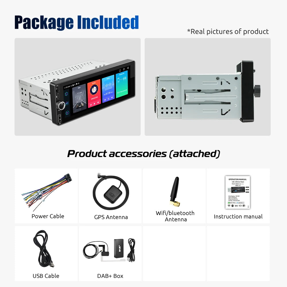 ESSGOO Android Car Stereo (6.86")

🚗 Smart car stereo with Android 14, Bluetooth, CarPlay & GPS. Big screen for smooth navigation.
💶 €129.99 – €159.99