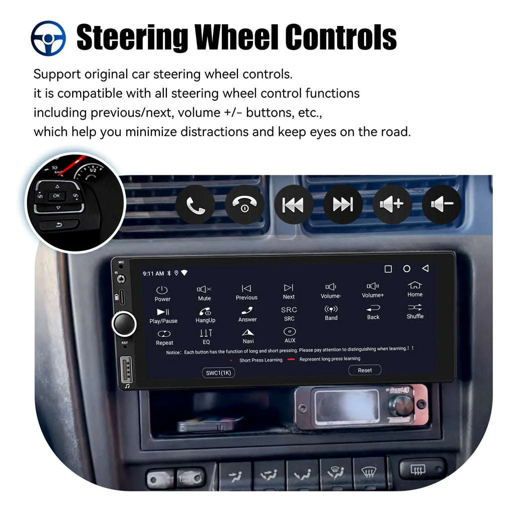 ESSGOO Android Car Stereo (6.86")

🚗 Smart car stereo with Android 14, Bluetooth, CarPlay & GPS. Big screen for smooth navigation.
💶 €129.99 – €159.99