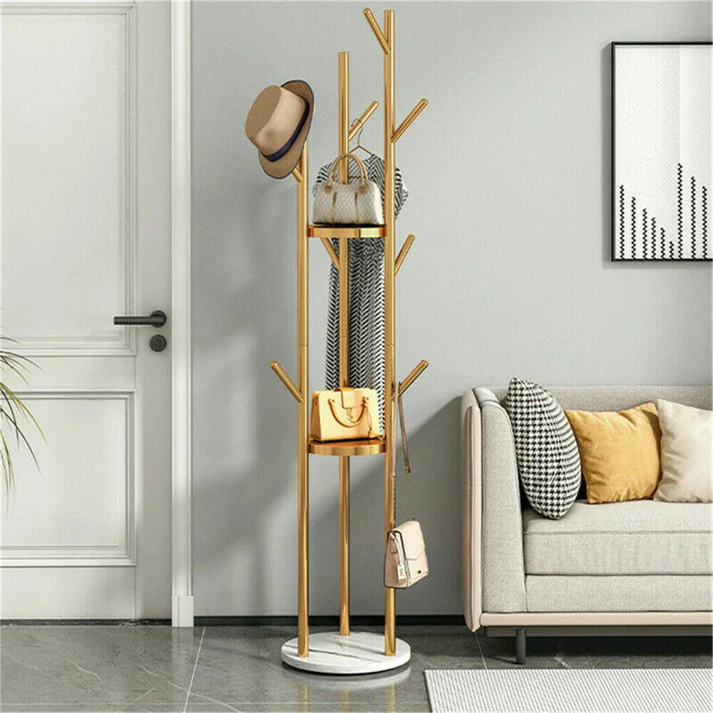Heavy Duty Marble Coat Rack (Gold)

Elegant tall clothes rack with a marble base.
Strong, durable, and perfect for bedroom or office organization.

💶 Price: €39.99 – €49.99